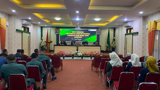 PTA Jambi Selenggarakan Rapat Koordinasi Tim Pengelola Teknologi Informasi Pengadilan Tinggi Agama Jambi