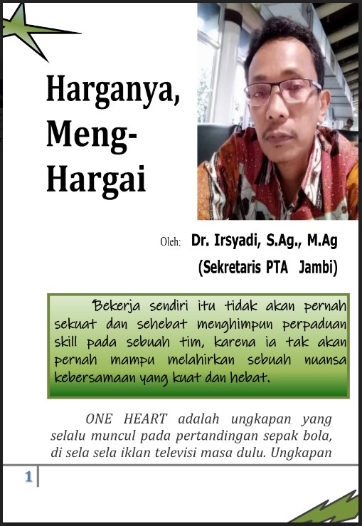 Cover Harganya Menghargai