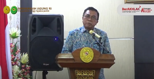 PTA Jambi Laksanakan Bimbingan Teknis Administrasi Penyelesaian Perkara Secara E-Court dan Launching Aplikasi Gentala Arasy