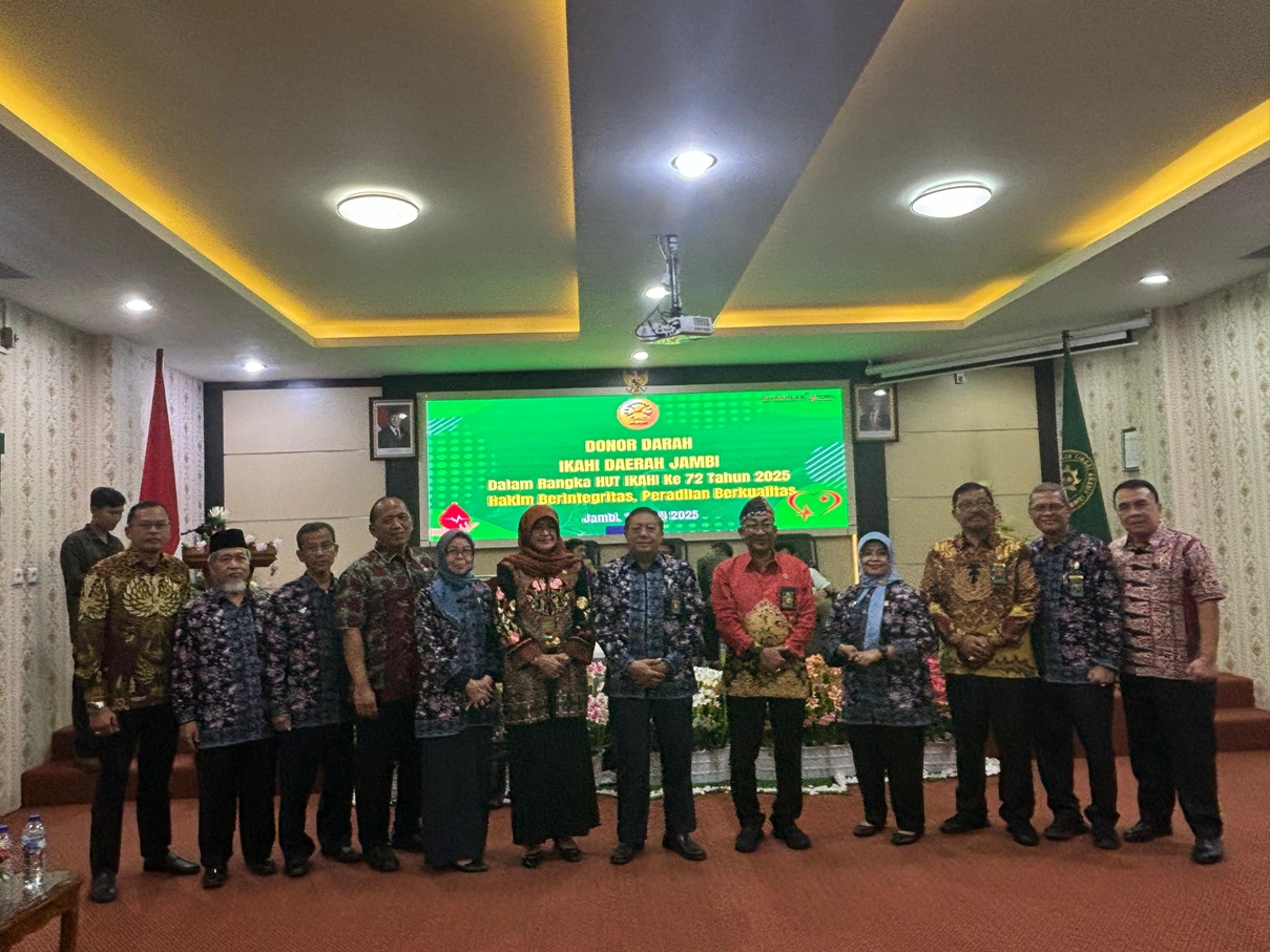 Donor Darah IKAHI Daerah Jambi Dalam Rangka HUT IKAHI ke 72 Tahun 2025