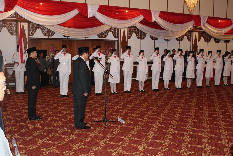 KPTA Jambi Hadiri Pengukuhan Calon Anggota Paskibraka Provinsi Jambi