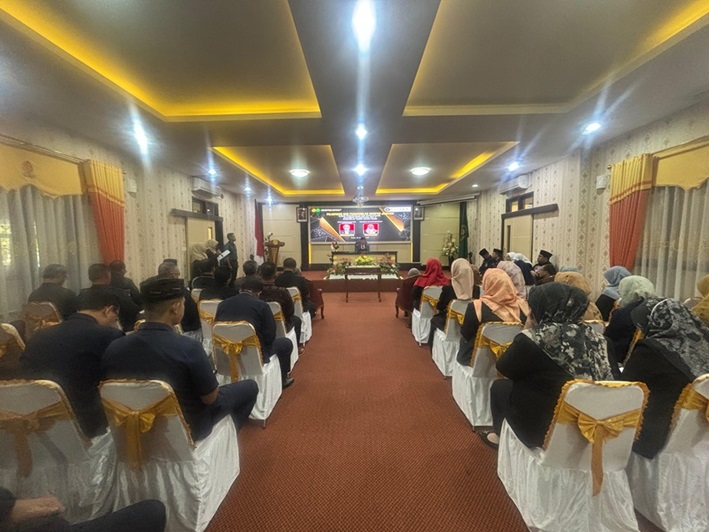 PTA JAMBI Selenggarakan Pelantikan dan Pengambilan Sumpah Jabatan Kepala Bagian Perencanaan dan Kepegawaian serta Kepala Sub Bagian Kepegawaian dan IT