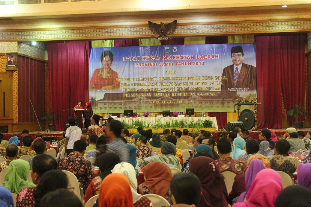 Hakim Tinggi PTA Jambi, Hadiri Kegiatan Menkes RI